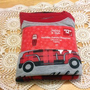Farmhouse Plaid PJ's size Toddler 2T NWT